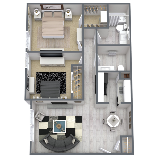 Unit 2058 2058 floor plan